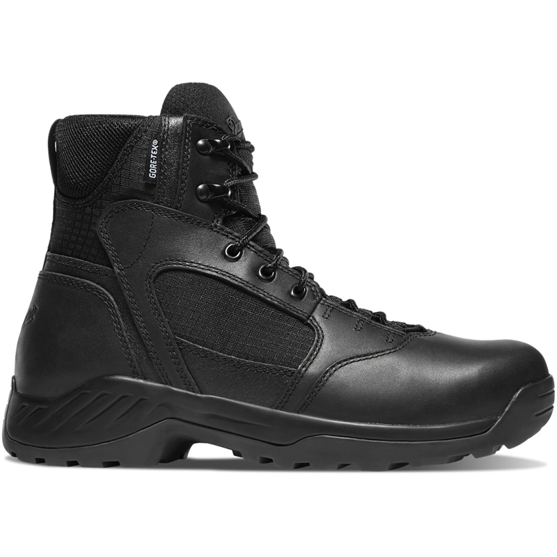 Black Men's Danner Kinetic Tactical Boots | HTXZKWG-25