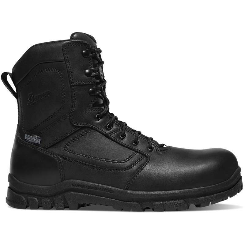 Black Men's Danner Lookout EMS/CSA Tactical Boots | YGWQBXE-95