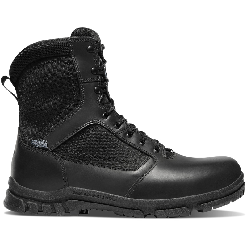 Black Men's Danner Lookout Tactical Boots | FXRVKNY-25