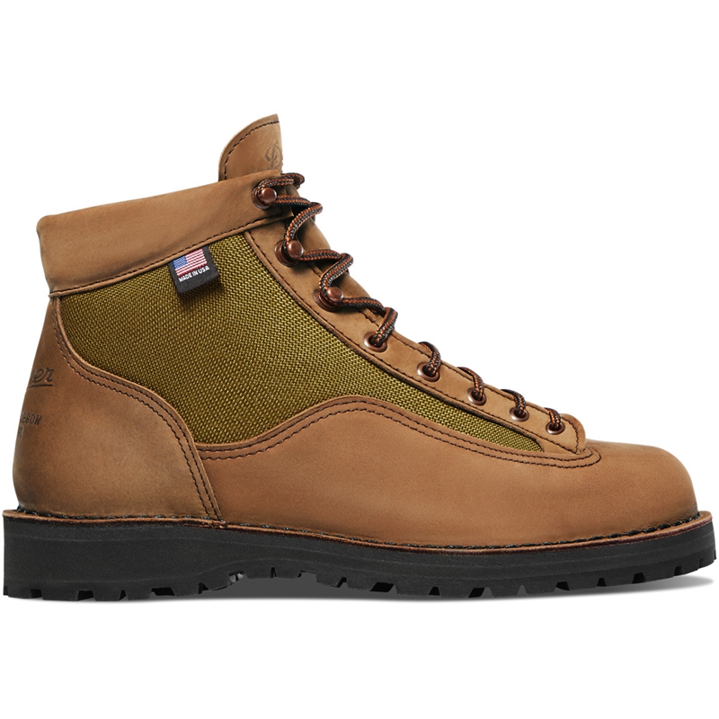 Brown Men's Danner Danner Light II Hiking Boots | QJUGCLT-13