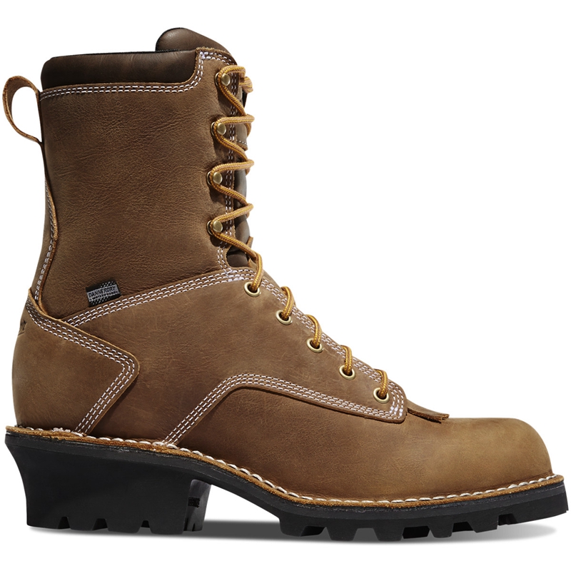 Brown Men's Danner Danner Logger Work Boots | WAXGHZE-16