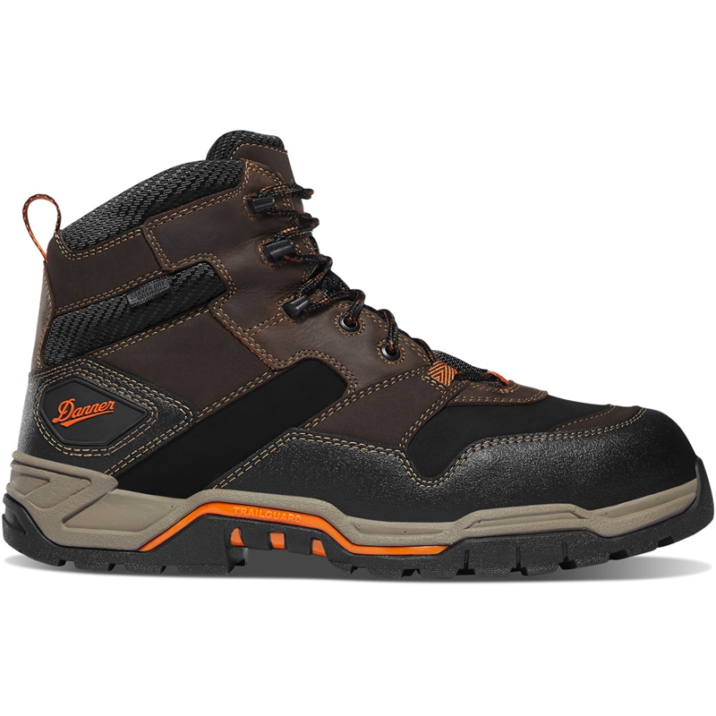 Brown Men's Danner Field Ranger Work Boots | EDFYLWI-09