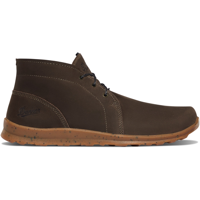 Brown Men's Danner Forest Chukka Hiking Boots | GVYNQOK-60