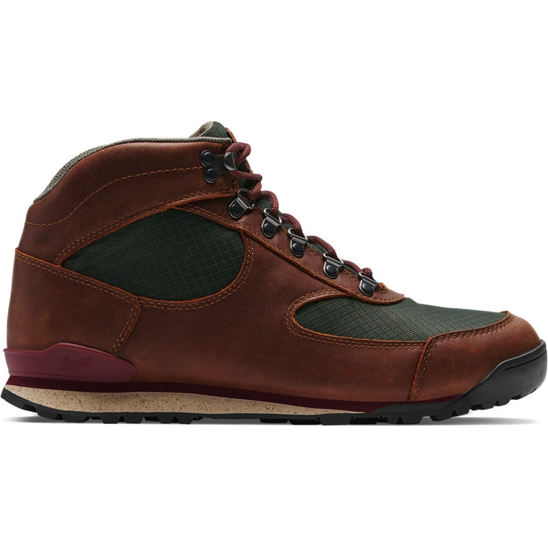 Brown Men's Danner Jag Work Boots | BQKMACO-15