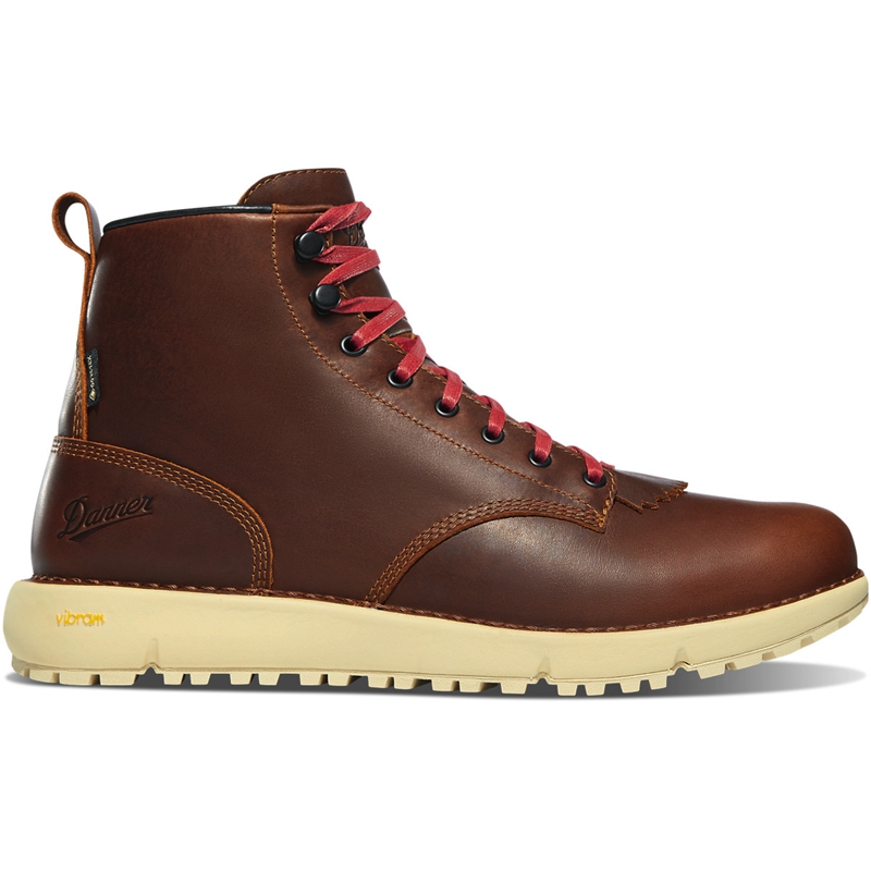 Brown Men's Danner Logger 917 GTX Work Boots | HMLYDIQ-70