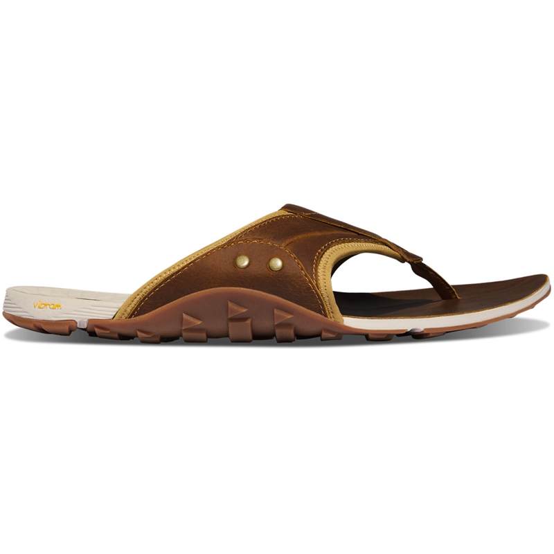 Brown Men's Danner Lost Coast Sandals | NKXEVQL-03