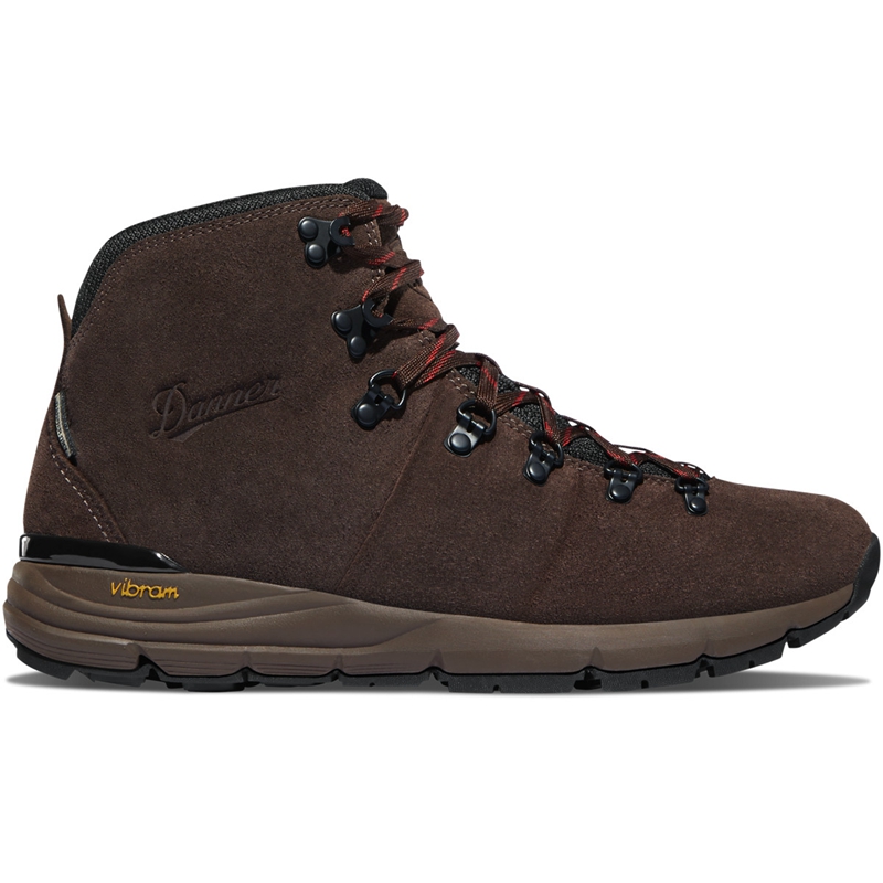 Brown Men's Danner Mountain 600 Work Boots | PVUXYFJ-61