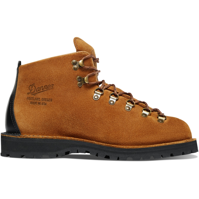 Brown Men's Danner Mountain Light Hiking Boots | TDVSRXC-13