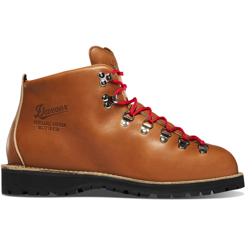 Brown Men's Danner Mountain Light Hiking Boots | YZLXIKD-49