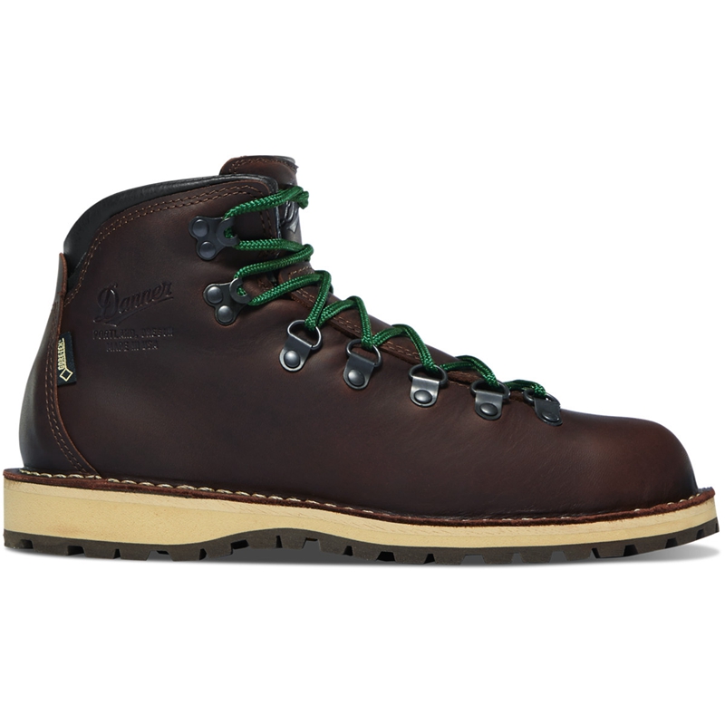 Brown Men's Danner Mountain Pass Hiking Boots | CTBZDVA-94