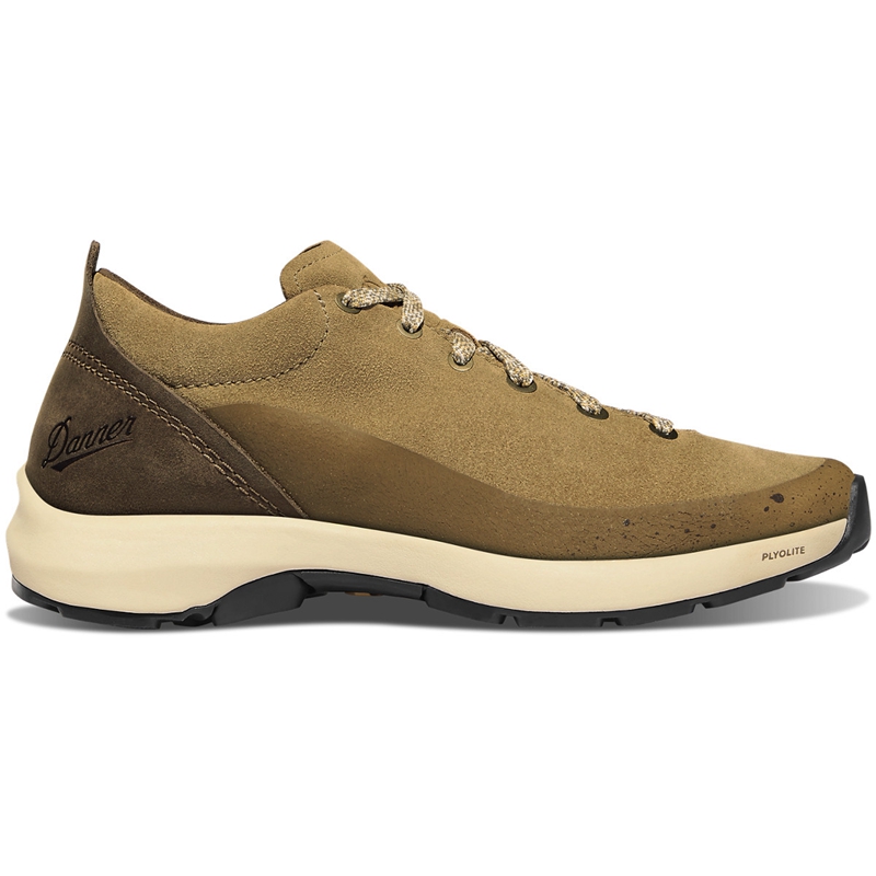 Brown Women's Danner Caprine Low Suede Work Shoes | ERYINGS-39