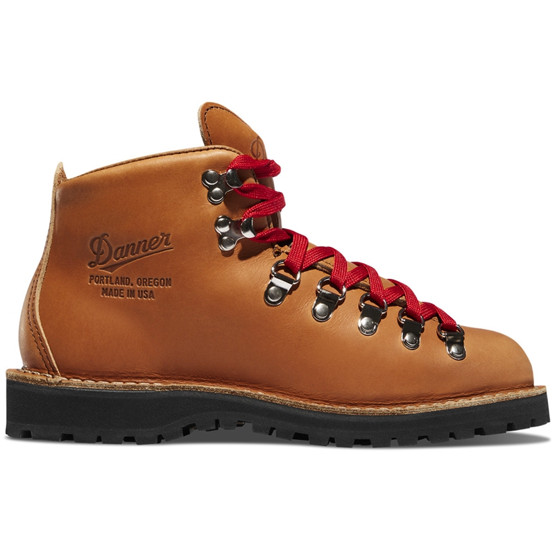 Brown Women's Danner Mountain Light Combat Boots | IWFCGSR-97