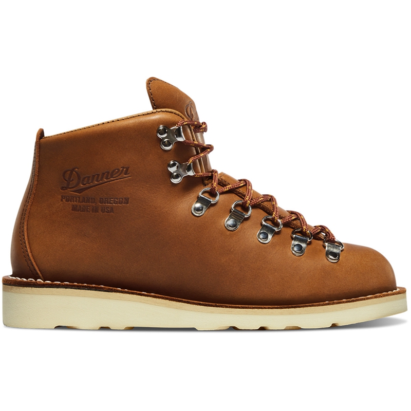 Brown Women's Danner Mountain Light Combat Boots | SCPJKXN-72