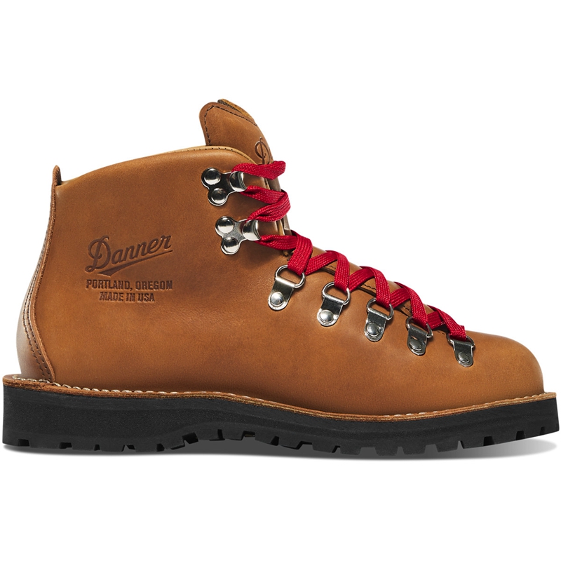 Brown Women's Danner Mountain Light Hiking Boots | GRLDXAF-82