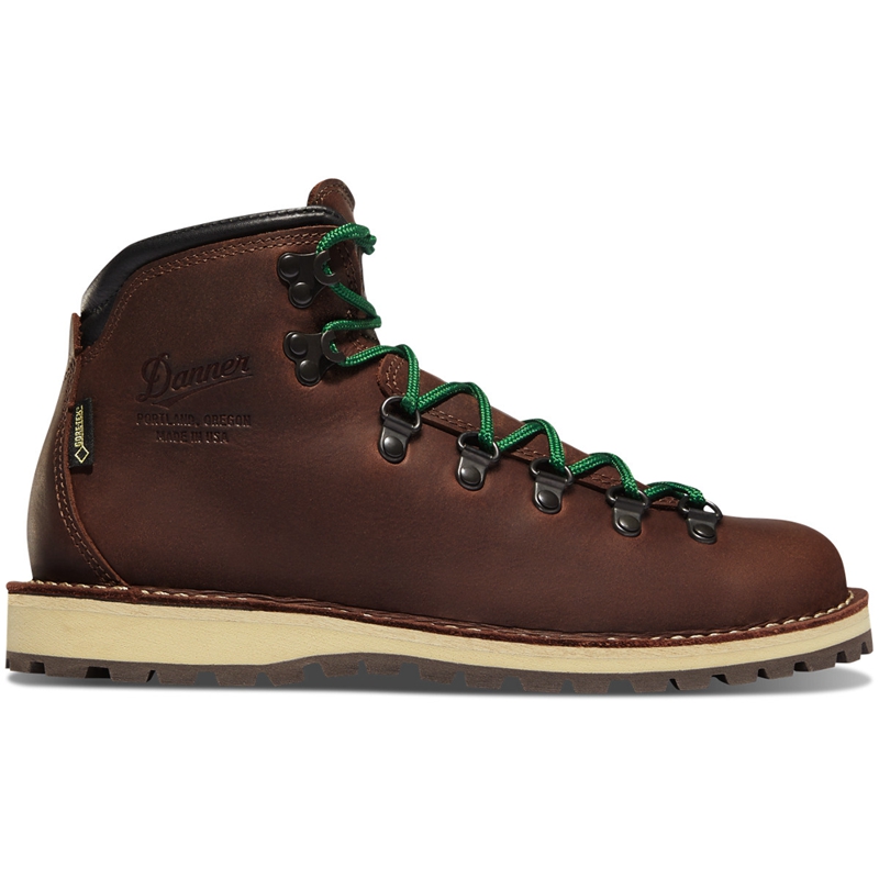 Brown Women's Danner Mountain Pass Combat Boots | XDNCATG-56