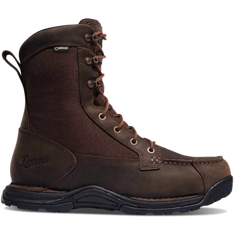 Dark Brown Men's Danner Sharptail Hunting Boots | FWVHBEQ-47