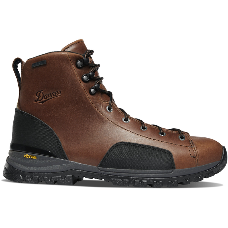 Dark Brown Men's Danner Stronghold Work Boots | YAUSOVW-23