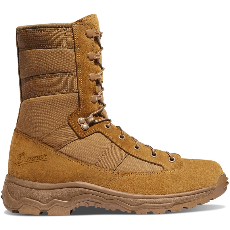 Khaki Men's Danner Reckoning Military Boots | ADYZCXF-32