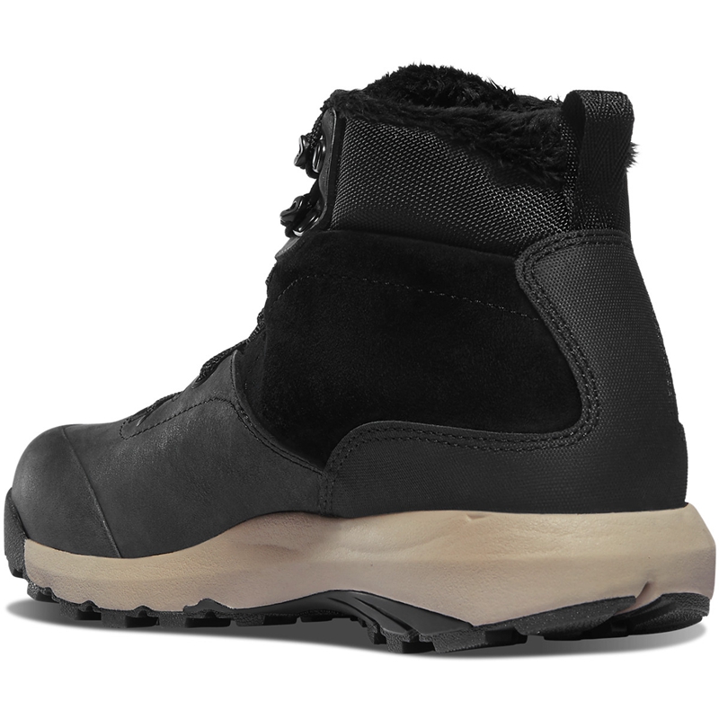 Black / Grey Women's Danner Inquire Mid Insulated Combat Boots | BTQKPMI-95