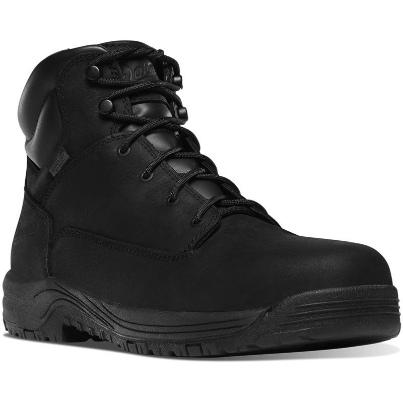 Black Men's Danner Caliper Work Boots | MGFJZQX-53