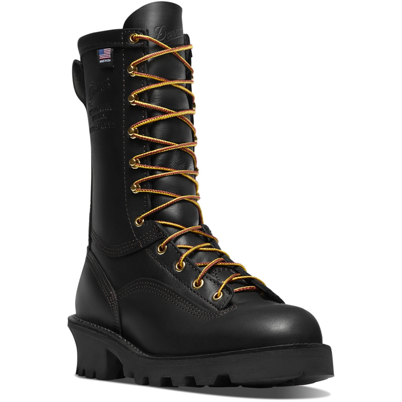 Black Men's Danner Flashpoint II Work Boots | RHBJQVM-10