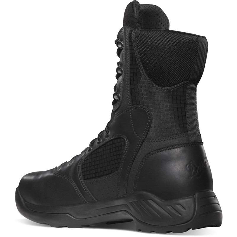 Black Men's Danner Kinetic Tactical Boots | GYCINBP-17