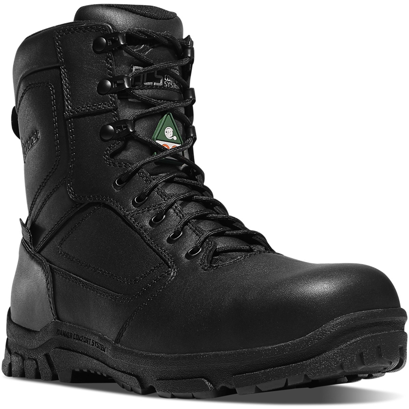 Black Men's Danner Lookout EMS/CSA Tactical Boots | YGWQBXE-95