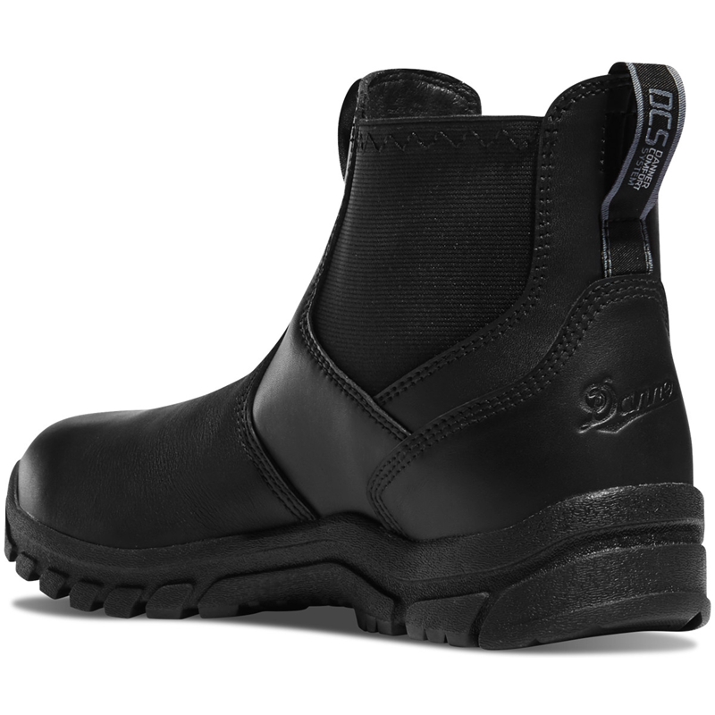 Black Men's Danner Lookout Station Office Tactical Boots | NVBSACW-65