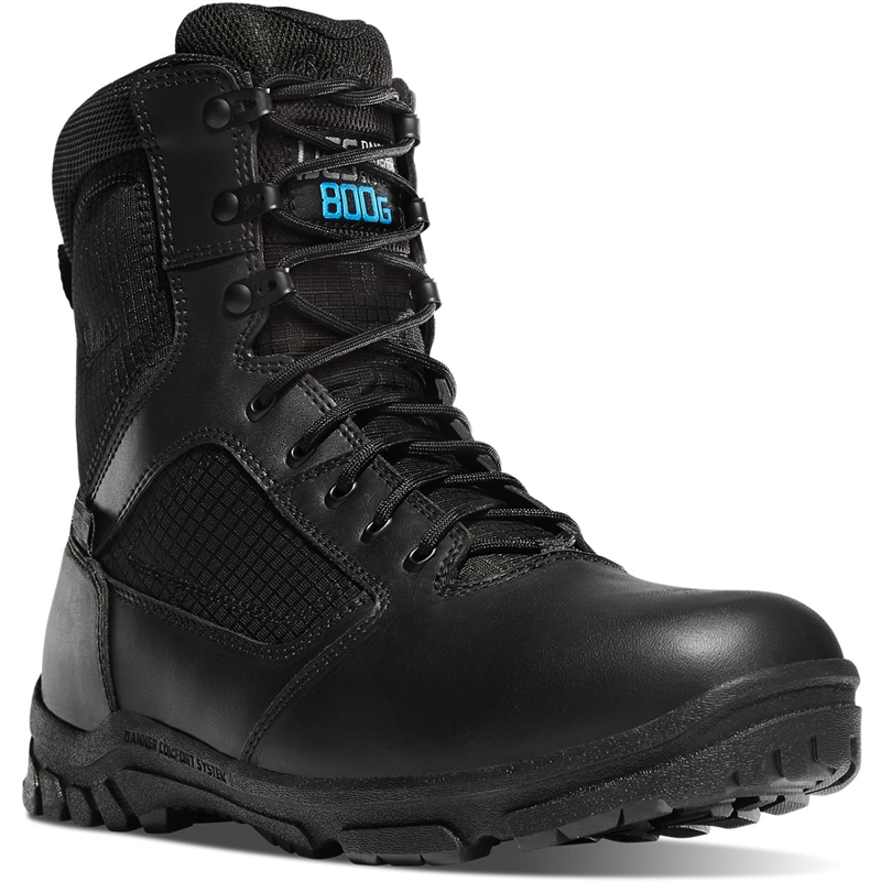 Black Men's Danner Lookout Tactical Boots | FXRVKNY-25