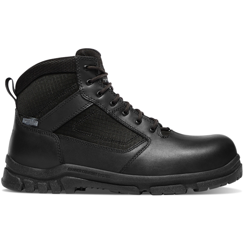 Black Men\'s Danner Lookout Tactical Boots | YBXCMIS-16