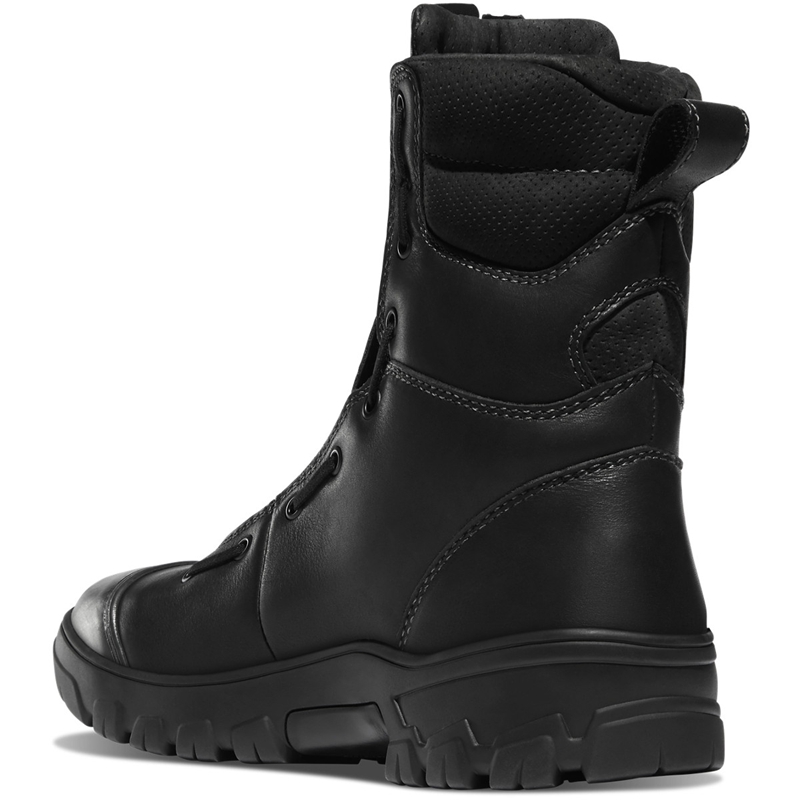 Black Men's Danner Modern Firefighter Work Boots | HBOLRKN-25