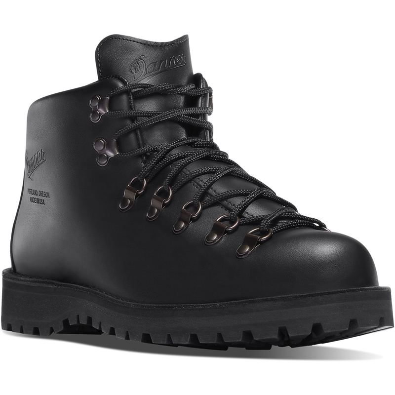 Black Men's Danner Mountain Light Hiking Boots | JLDRQMV-50