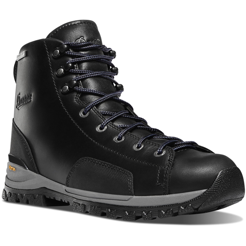 Black Men's Danner Stronghold Work Boots | SWKOITP-92