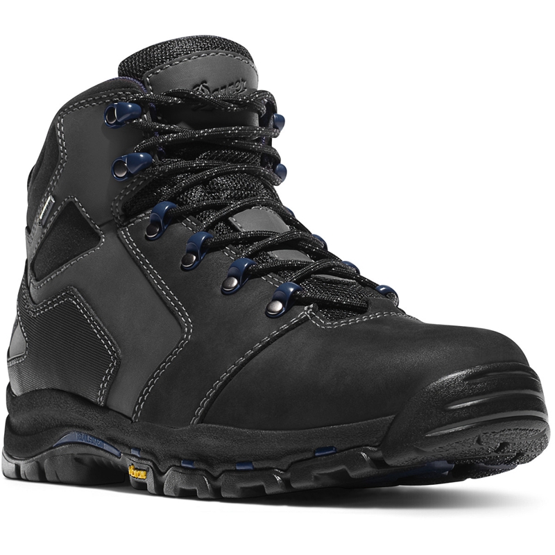 Black Men's Danner Vicious Work Boots | OGZKRDI-64