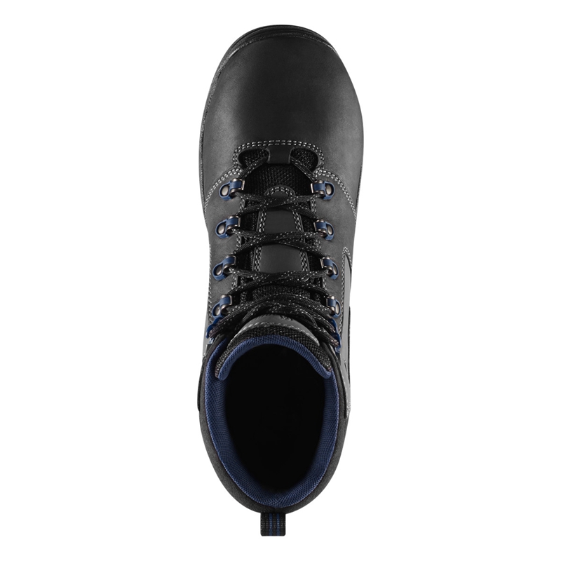 Black Men's Danner Vicious Work Boots | OGZKRDI-64