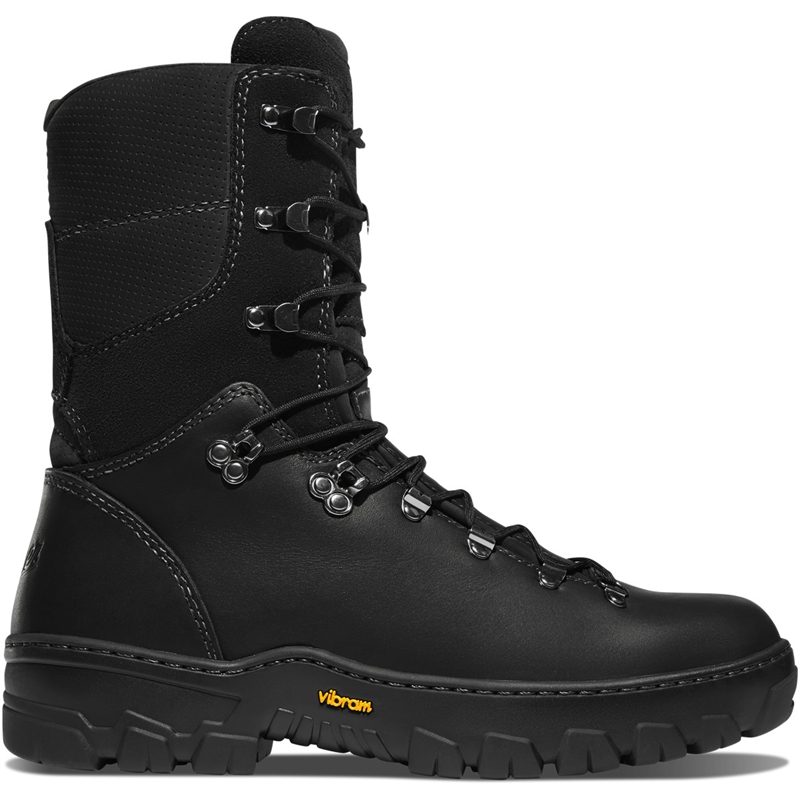 Black Men\'s Danner Wildland Tactical Firefighter Work Boots | IHOQUXY-53