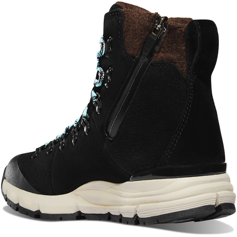 Black Women's Danner Arctic 600 Side-Zip Hiking Boots | EMRVFXC-58