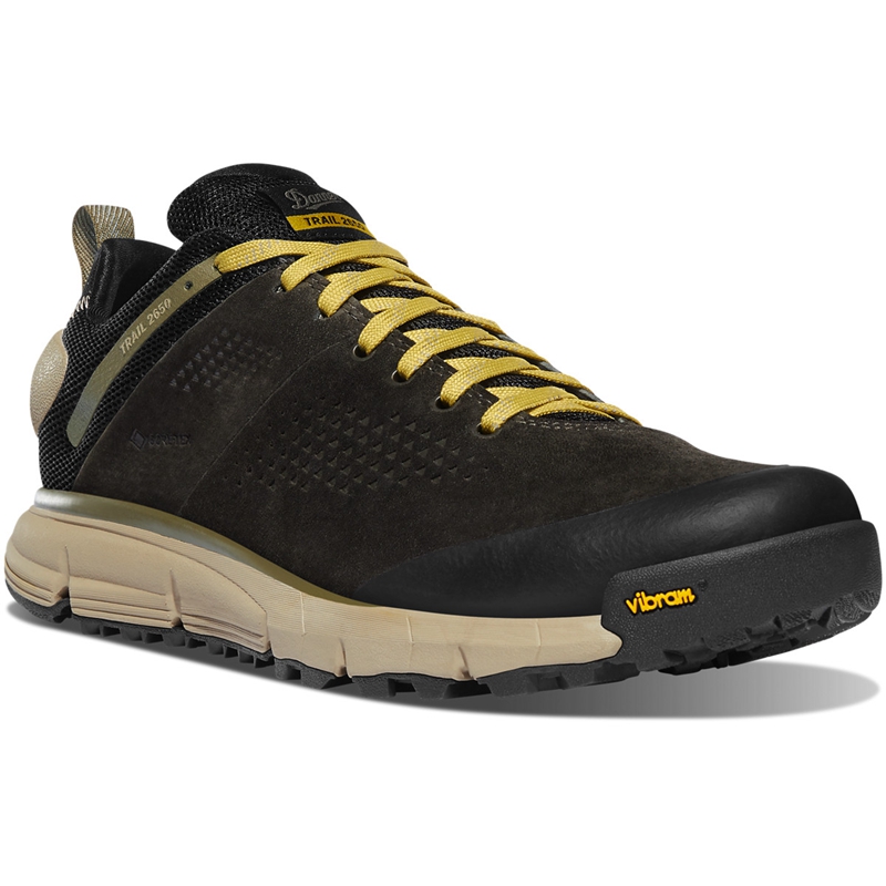 Black / Yellow Men's Danner Trail 2650 GTX Hiking Boots | SEFRUYO-58