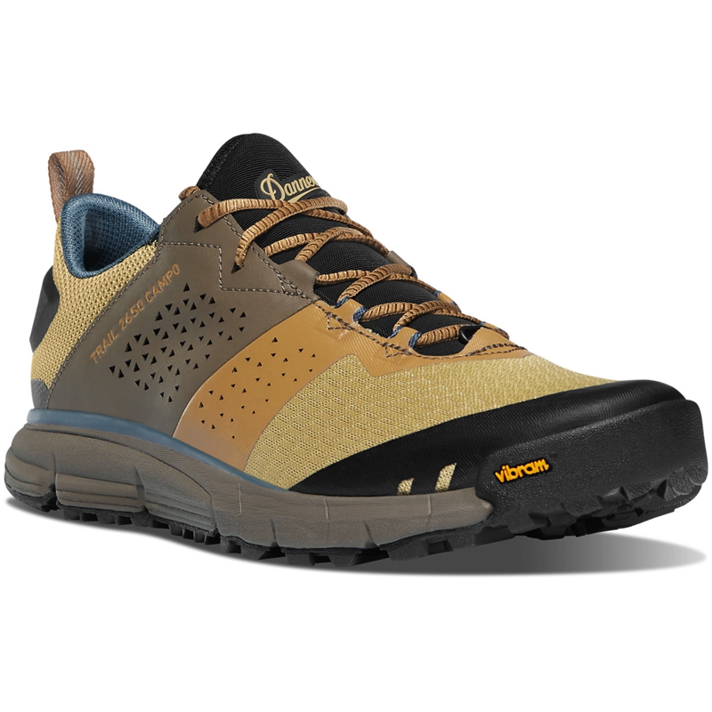 Brown / Blue Men's Danner Trail 2650 Campo Hiking Boots | RLOMJHP-84