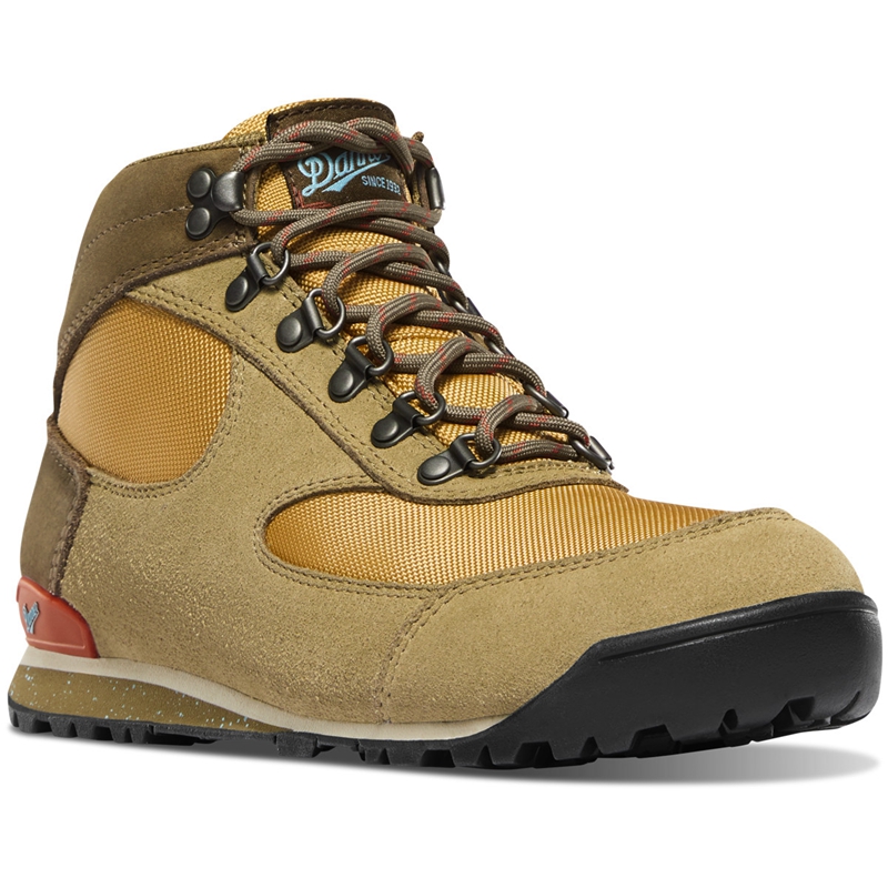 Brown / Brown Women's Danner Jag Dry Weather Work Boots | LJABOYN-96