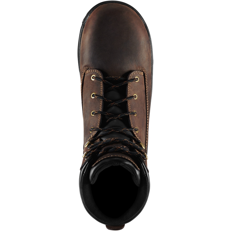 Brown Men's Danner Caliper Work Boots | PEXLDMY-95