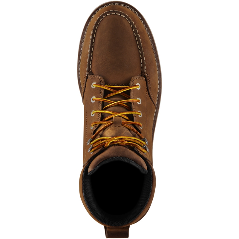 Brown Men's Danner Cedar River Work Boots | LIUFRPG-26