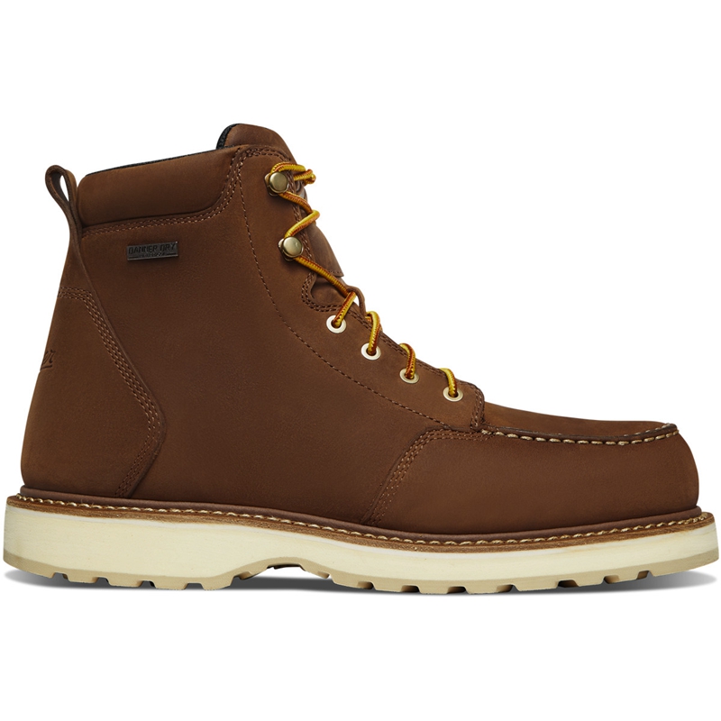 Brown Men\'s Danner Cedar River Work Boots | LIUFRPG-26