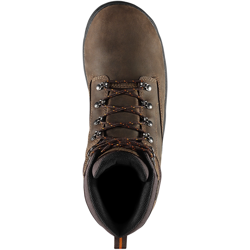 Brown Men's Danner Crafter Work Boots | LGOUKSV-07