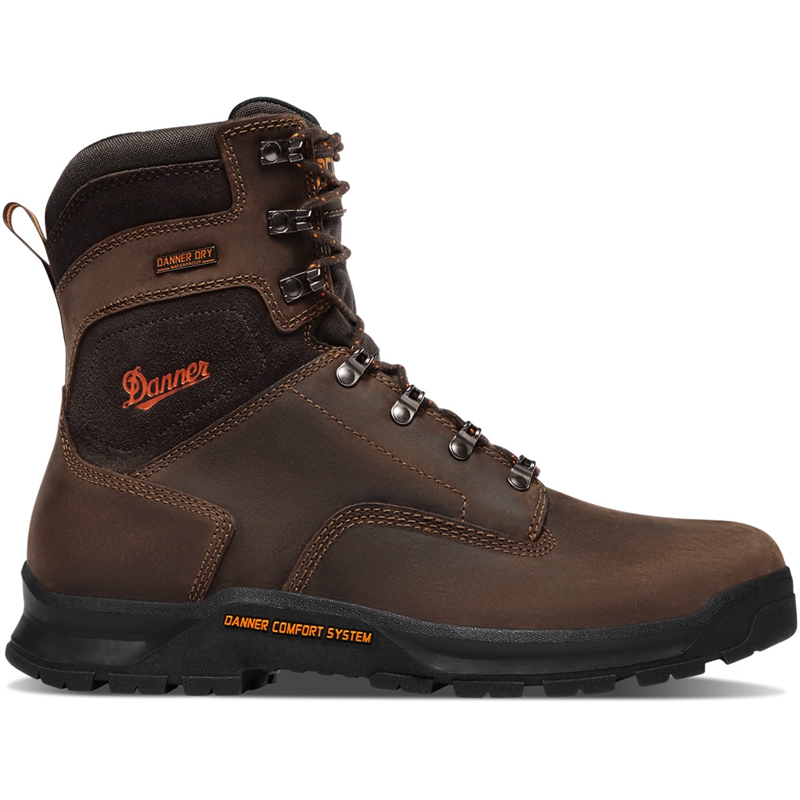 Brown Men\'s Danner Crafter Work Boots | YNASEHP-40