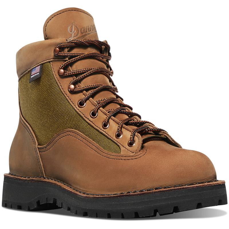 Brown Men's Danner Danner Light II Hiking Boots | QJUGCLT-13