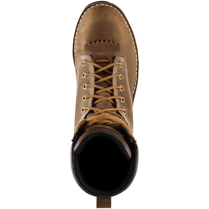 Brown Men's Danner Danner Logger Work Boots | WAXGHZE-16