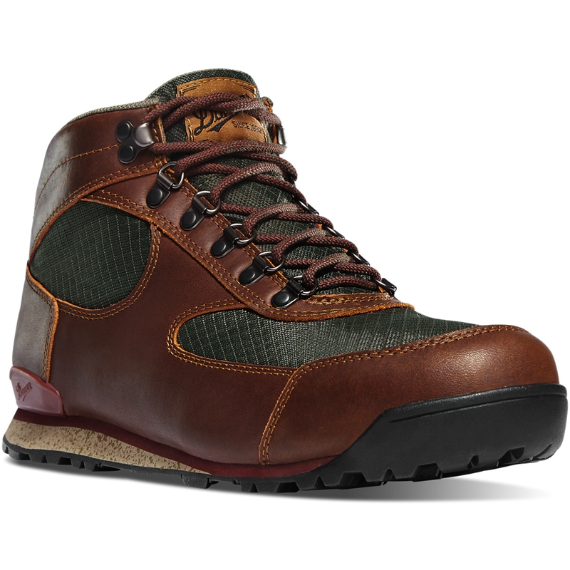 Brown Men's Danner Jag Hiking Boots | QJWGIRK-46