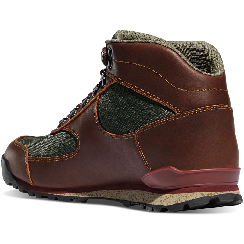 Brown Men's Danner Jag Hiking Boots | QJWGIRK-46