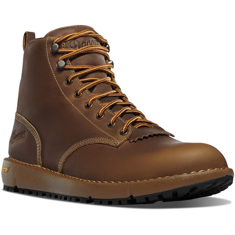 Brown Men's Danner Logger 917 Hiking Boots | CANUIGK-91